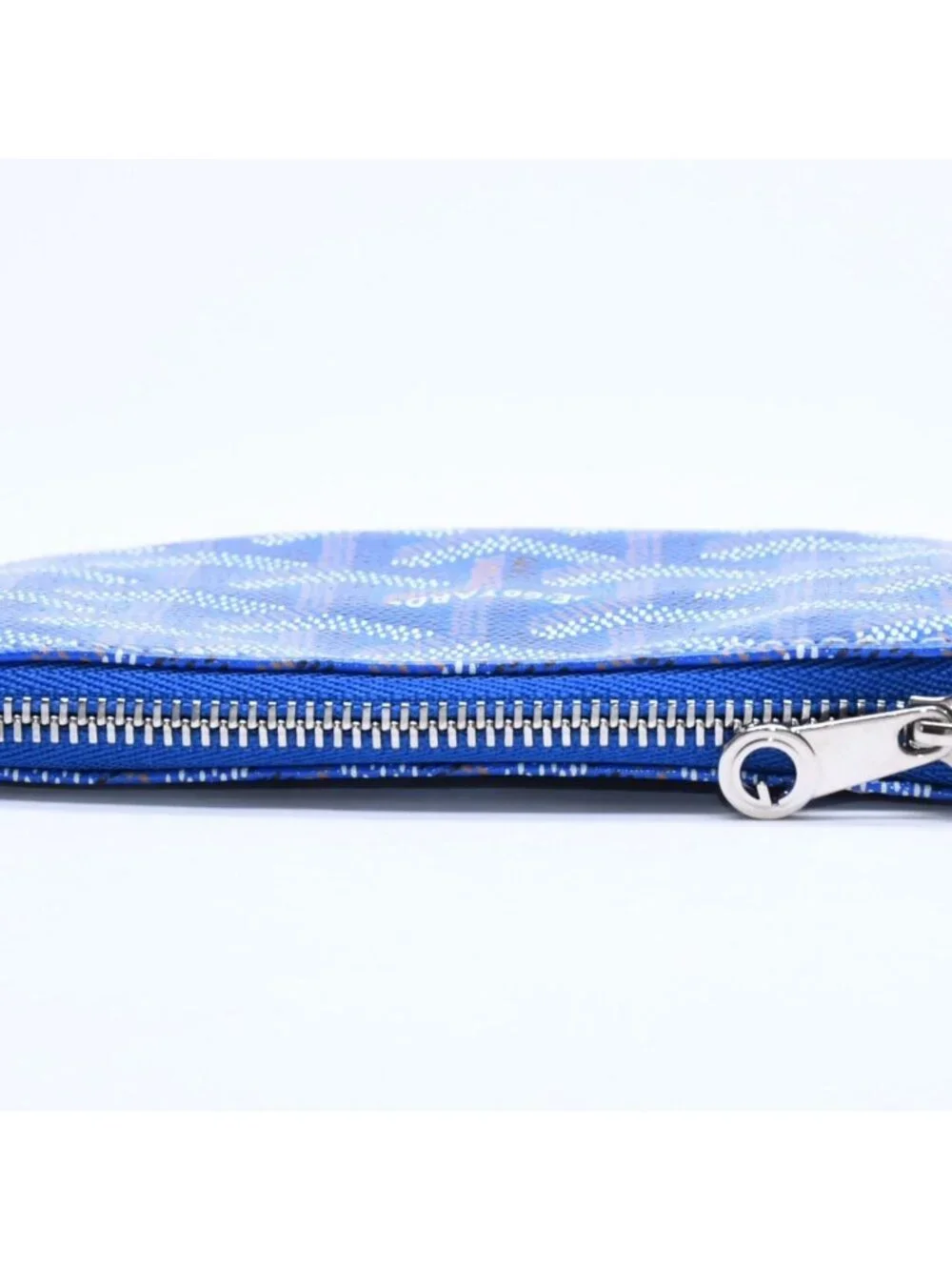 Goyard Pouch Sena Nano Key Blue Silver
